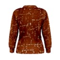 Brown elelgant pattern Women s Sweatshirt View2