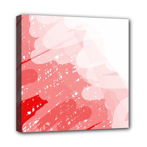 Red Pattern Mini Canvas 8  X 8 