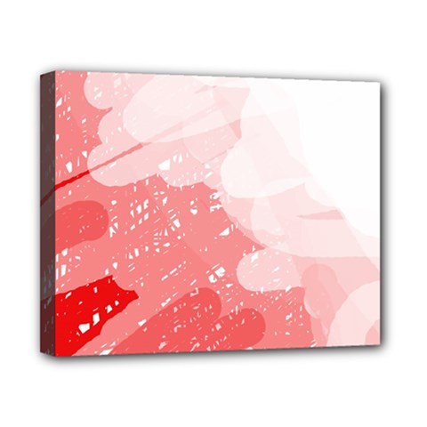 Red Pattern Canvas 10  X 8 