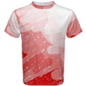 Red pattern Men s Cotton Tee View1