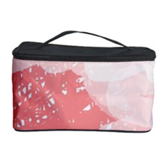 Red Pattern Cosmetic Storage Case