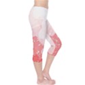 Red pattern Capri Leggings  View4