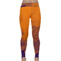 Orange and blue artistic pattern Yoga Leggings  View1