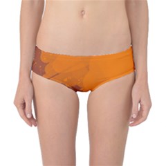 Orange And Blue Artistic Pattern Classic Bikini Bottoms by Valentinaart