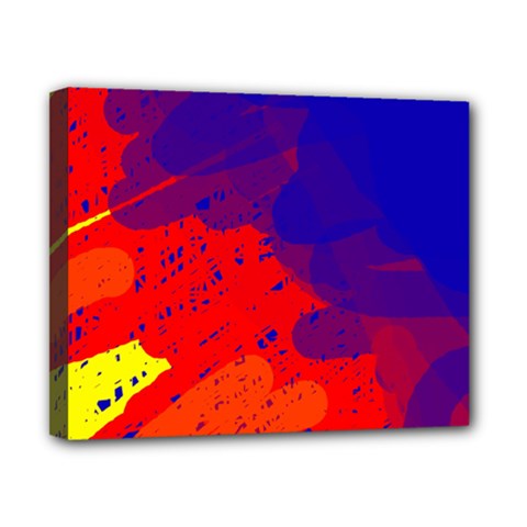 Colorful Pattern Canvas 10  X 8 