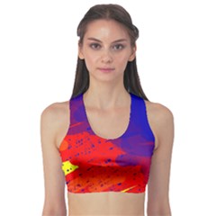 Colorful Pattern Sports Bra