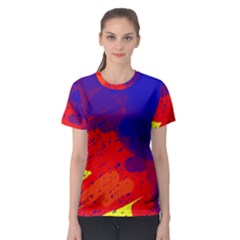 Colorful Pattern Women s Sport Mesh Tee