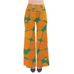 Orange Shapes                                                                       Women s Chic Palazzo Pants