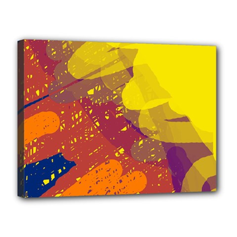 Colorful Abstract Pattern Canvas 16  X 12 