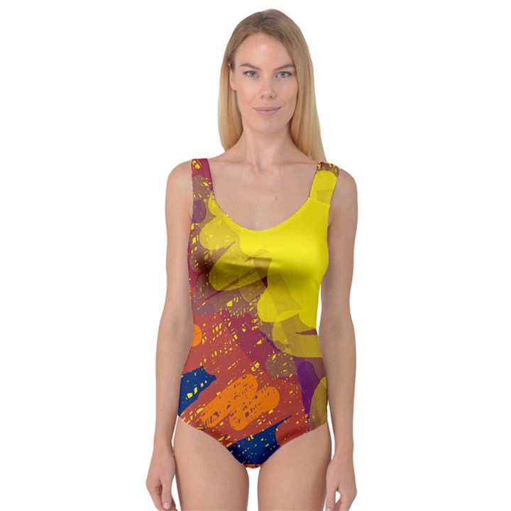 Colorful abstract pattern Princess Tank Leotard 