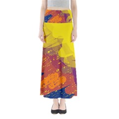 Colorful Abstract Pattern Maxi Skirts