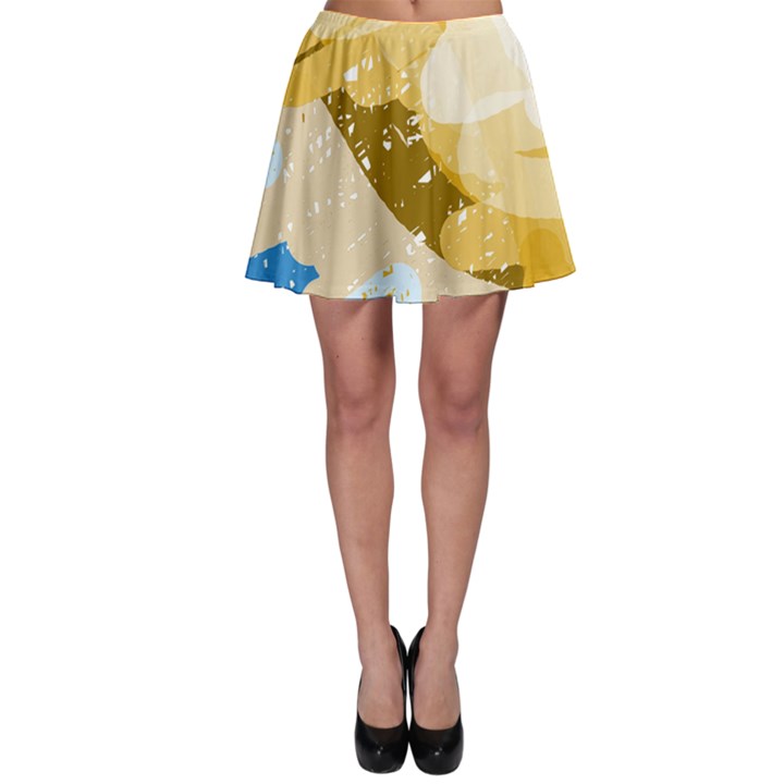 Artistic pastel pattern Skater Skirt