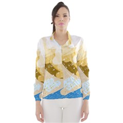 Artistic Pastel Pattern Wind Breaker (women) by Valentinaart