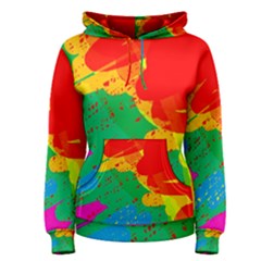 Colorful Abstract Design Women s Pullover Hoodie by Valentinaart