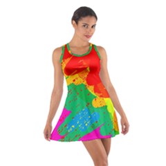 Colorful Abstract Design Racerback Dresses