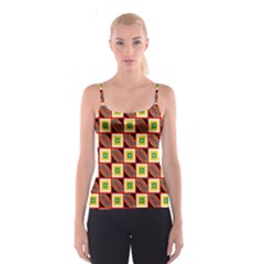 Squares And Rectangles Pattern                                                                                          Spaghetti Strap Top