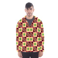 Squares And Rectangles Pattern                                                                                          Mesh Lined Wind Breaker (men)