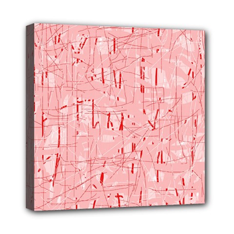 Elegant Pink Pattern Mini Canvas 8  X 8  by Valentinaart