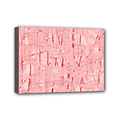 Elegant Pink Pattern Mini Canvas 7  X 5  by Valentinaart