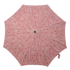 Elegant Pink Pattern Hook Handle Umbrellas (medium)