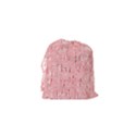 Elegant pink pattern Drawstring Pouches (XS)  View2