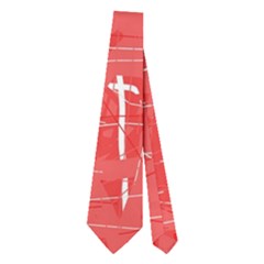 Red Pattern Neckties (two Side)  by Valentinaart