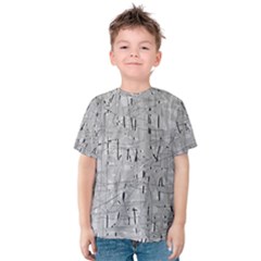 Gray Pattern Kid s Cotton Tee