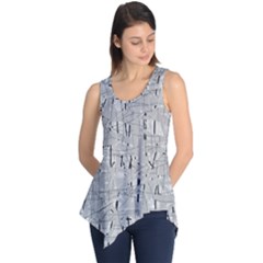 Gray Pattern Sleeveless Tunic