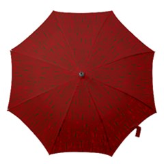 Red Pattern Hook Handle Umbrellas (small)