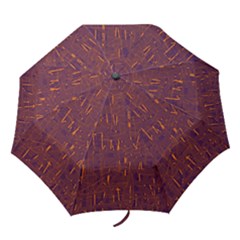 Purple Pattern Folding Umbrellas