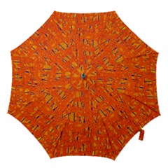 Orange Pattern Hook Handle Umbrellas (large)