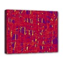 Red and blue pattern Canvas 14  x 11  View1