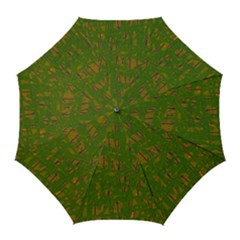 Green Pattern Golf Umbrellas