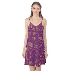 Purple Pattern Camis Nightgown