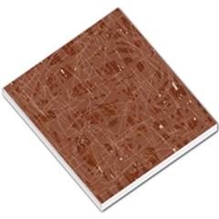 Brown Pattern Small Memo Pads by Valentinaart