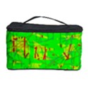 Neon green pattern Cosmetic Storage Case View1