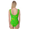 Neon green pattern Princess Tank Leotard  View2