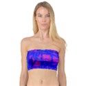 Blue pattern Bandeau Top View1