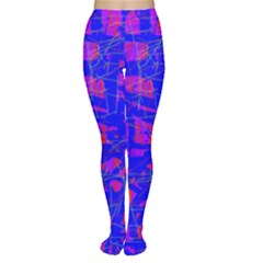 Blue Pattern Women s Tights