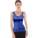 Deep blue pattern Tank Top View1