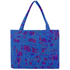 Deep Blue Pattern Mini Tote Bag