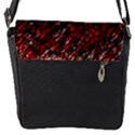 Red and black pattern Flap Messenger Bag (S) View1