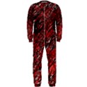 Red and black pattern OnePiece Jumpsuit (Men)  View1