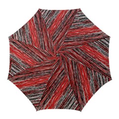 Red And Black Elegant Pattern Golf Umbrellas