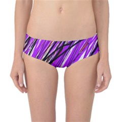 Purple Pattern Classic Bikini Bottoms by Valentinaart