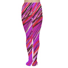 Purple Pattern Women s Tights