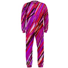 Purple Pattern Onepiece Jumpsuit (men) 