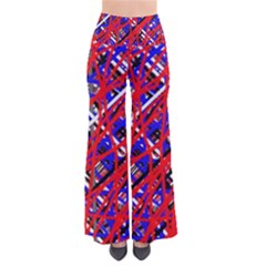 Red And Blue Pattern Pants