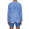 Blue pattern Kid s Long Sleeve Swimwear View2