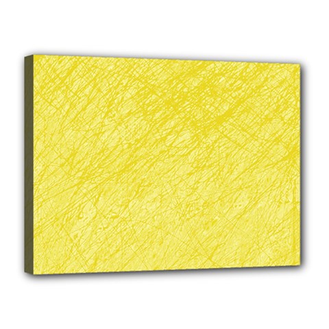 Yellow Pattern Canvas 16  X 12 